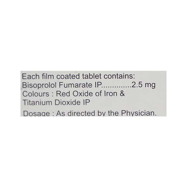 BISOTAB 2.5mg Tablet 10's