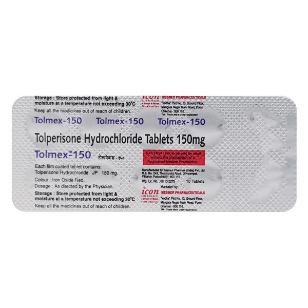 Tolmex 150mg Tablet 10'S