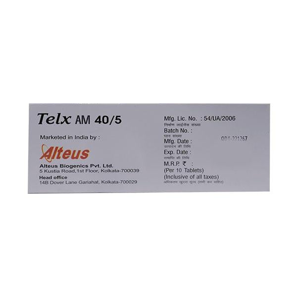 TELX AM 40/5 Tablet 10's