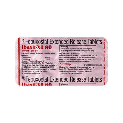 Ibaxit XR 80mg Tablet 10'S