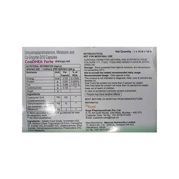 Coedhea Forte (Nutraceuticals) Capsule 10'S