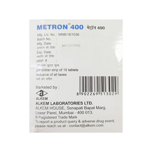METRON 400 Tablet 15's