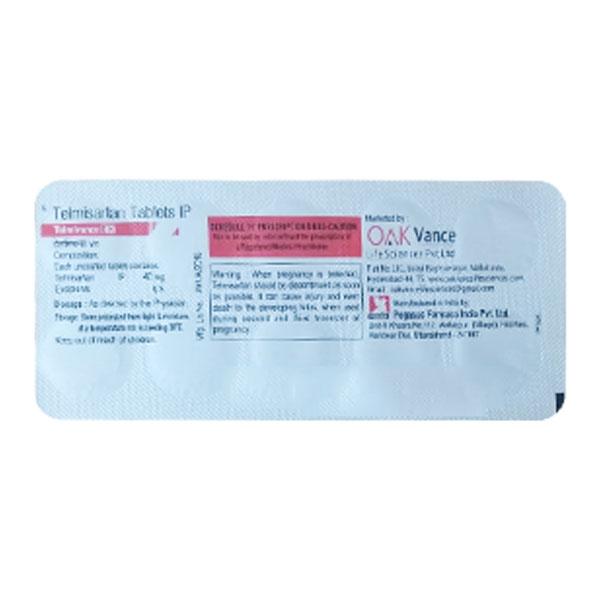 TELMIVANCE 40 Tablet 10's