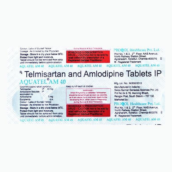 AQUATEL AM 40mg Tablet 10's