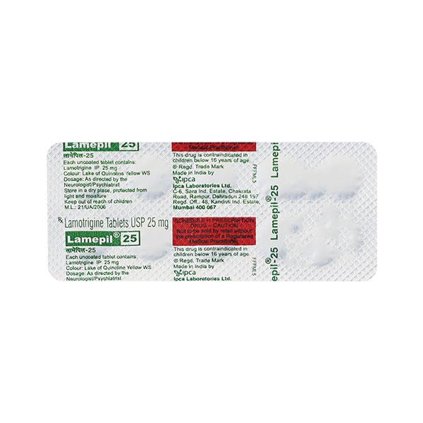 Lamepil 25mg Tablet 10'S