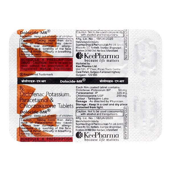 Dolocide MR Tablet 10'S