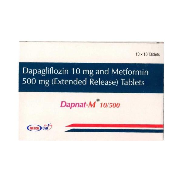 DAPNAT M 10/500 Tablet 10's