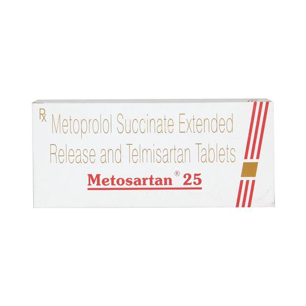 Metosartan 25mg Tablet 10'S