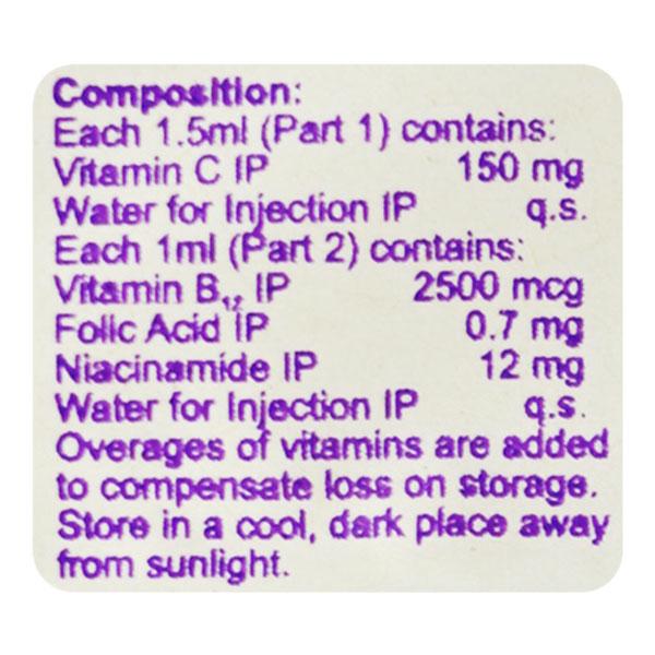 ELDERVIT 12 COMBINATION PACK Injection 1's