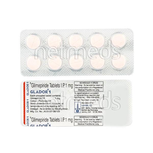 Glador 1mg Tablet 10'S