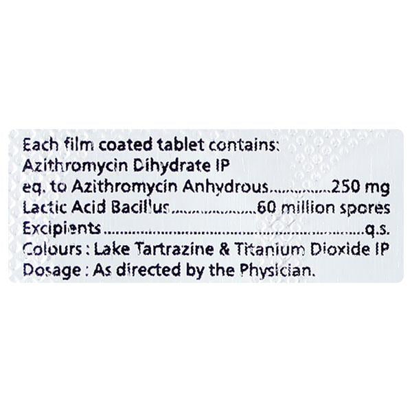 AZIDAC 250mg Tablet 10's