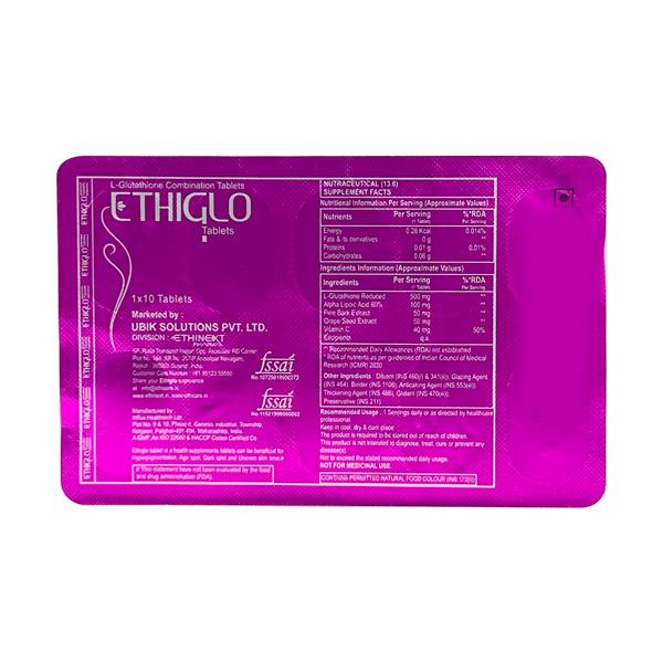 Ethiglo Tablet 10'S