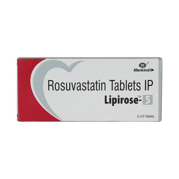 Lipirose 5mg Tablet 10'S