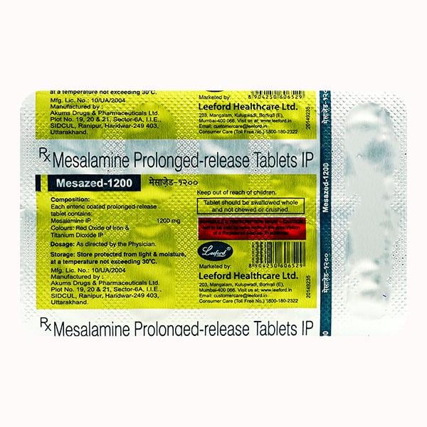 MESAZED 1200 Tablet 10's