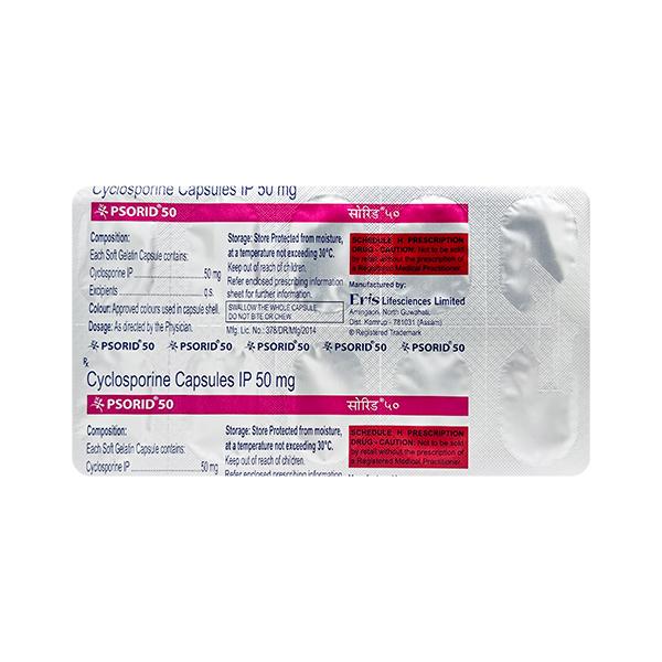 PSORID 50 Capsule 10's