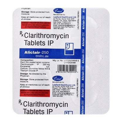 Aliclair 250mg Tablet 4'S