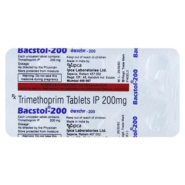 Bacstol 200mg Tablet 10'S