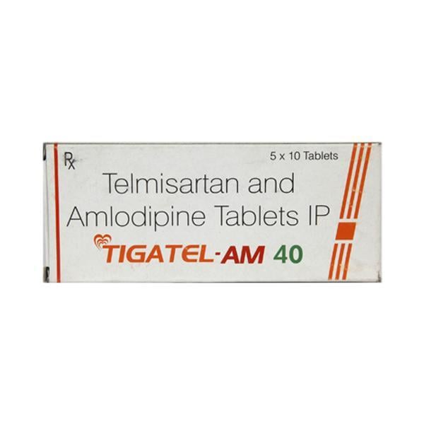 Tigatel AM 40mg Tablet 10'S
