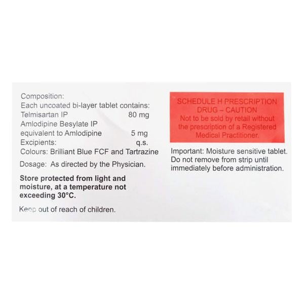 TELVAS AM 80/5 Tablet 15's