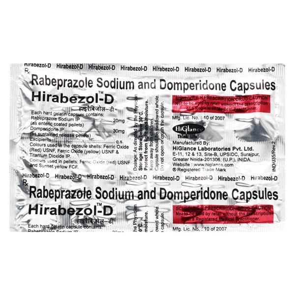 HIRABEZOL D Capsule 10's