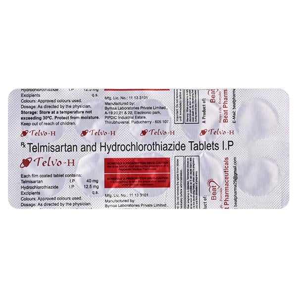 TELVO H 40mg Tablet 10's
