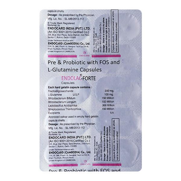 ENDOLAC FORTE Capsule 10's