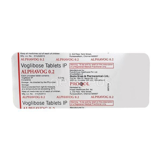 Alphavog 0.2mg Tablet 10'S