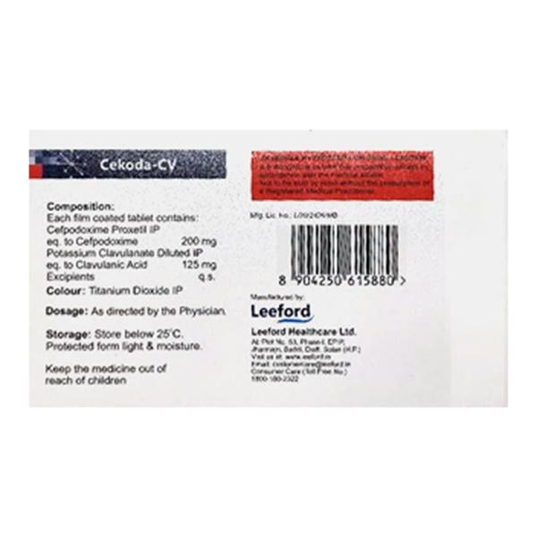 CEKODA CV Tablet 10's