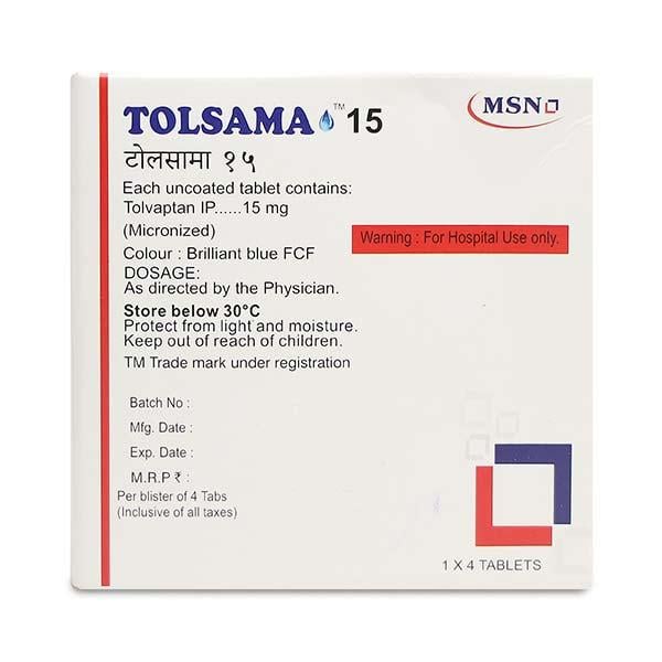 Tolsama 15mg Tablet 4'S