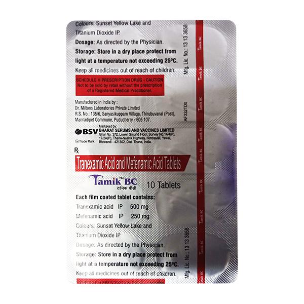 Tamik BC Tablet 10'S