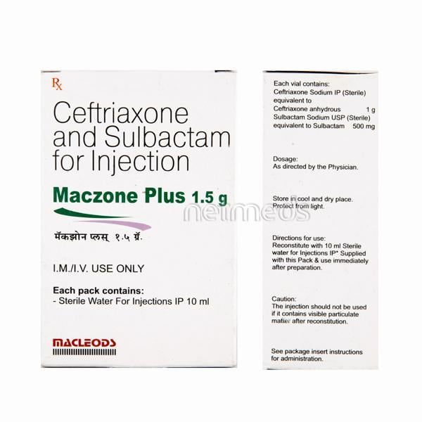 Maczone Plus 1.5gm Injection 1's