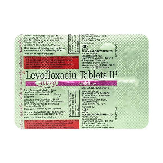 Alevo 250mg Tablet 10'S