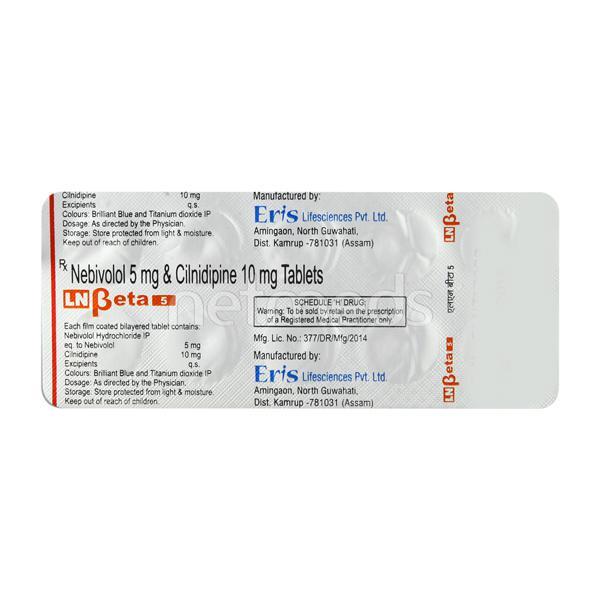LN Beta 5mg Tablet 10'S