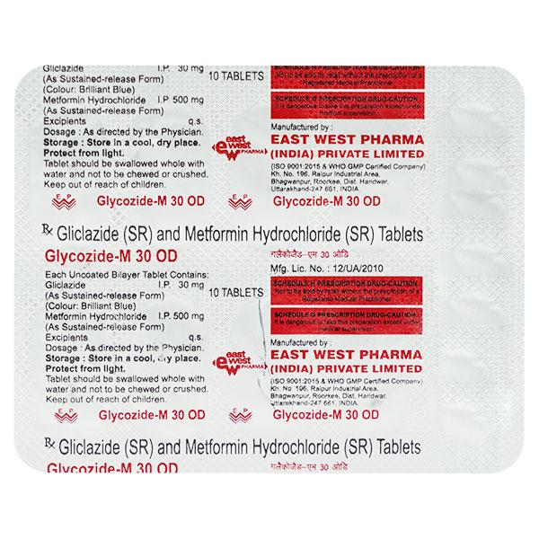 Glycozide M OD 30mg Tablet 10'S