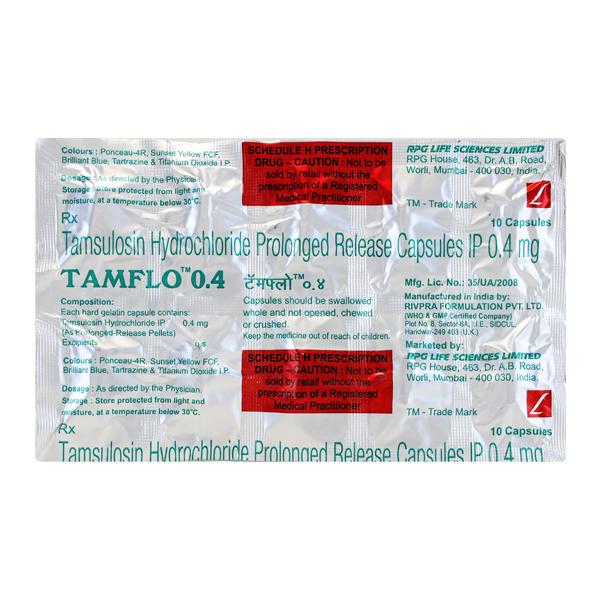 Tamflo 0.4mg Capsule 10'S
