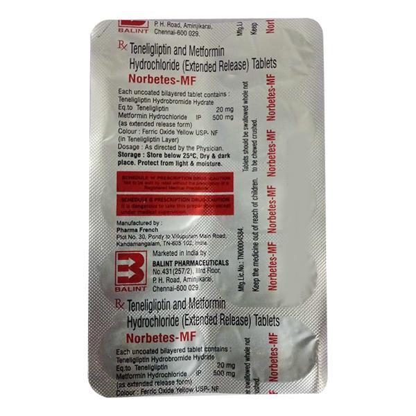 NORBETES MF Tablet 10's
