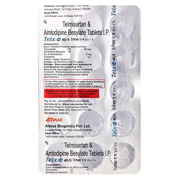 TELX AM 40/5 Tablet 15's