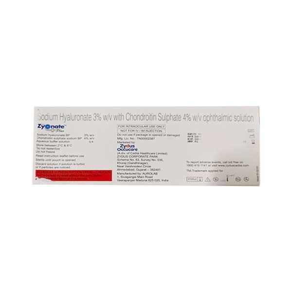 ZYONATE PLUS Prefilled Syringe(Pfs) 1ml