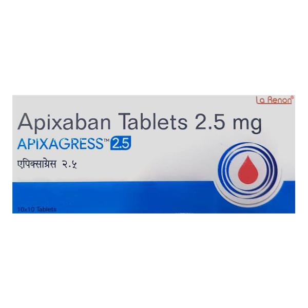 APIXAGRESS 2.5 Tablet 10's