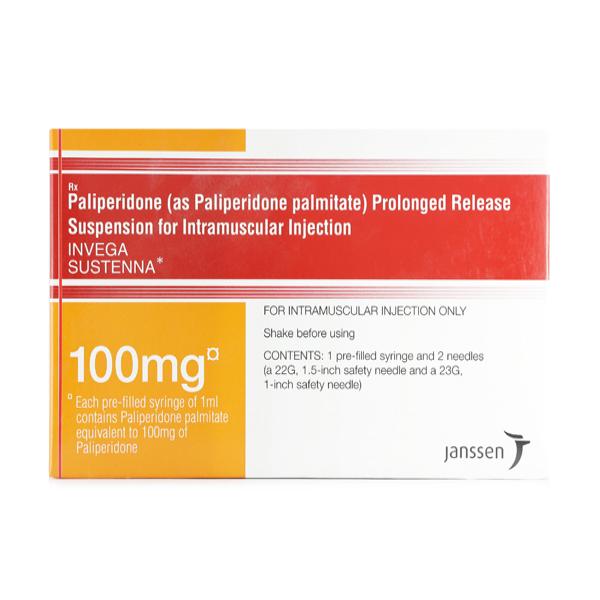 Invega Sustenna 100mg Injection(Pfs) 1's