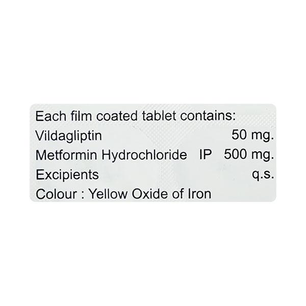 VILDABET M 500 Tablet 15's