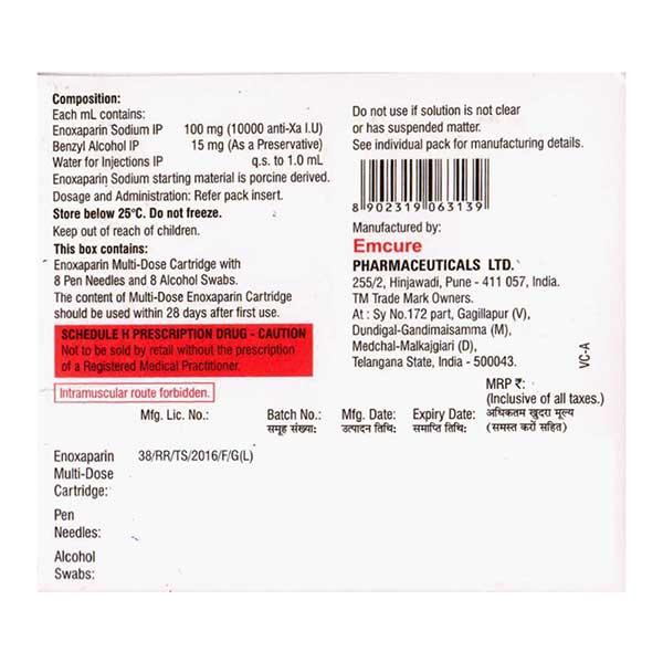 EXHEP PEN 300 Cartridge 3ml