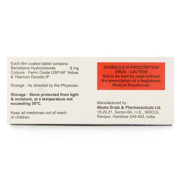 Benitowa 8mg Tablet 10'S