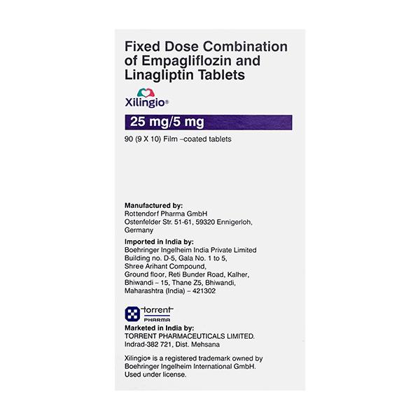 XILINGIO 25/5mg Tablet 10's