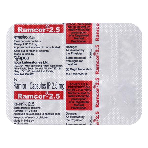 Ramcor 2.5mg Capsule 10'S