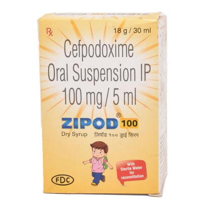 Zipod 100mg Dry Syrup 30ml