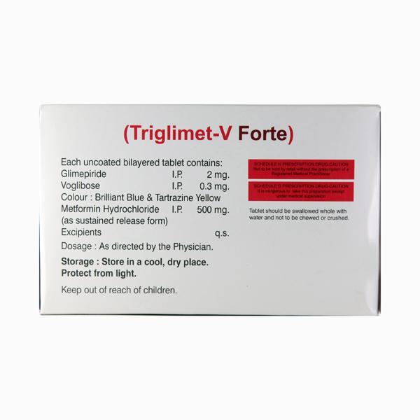 Triglimet V Forte Tablet 10'S