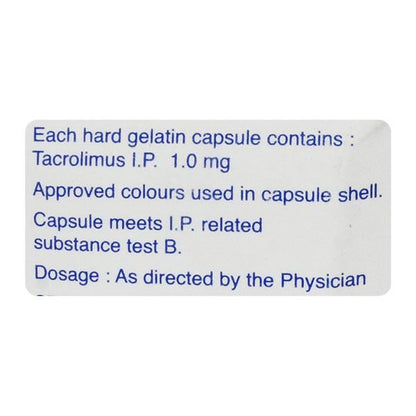 Tacrotor 1mg Capsule 10'S