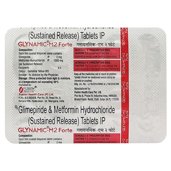 Glynamic M Forte 2Mg Tablet 10's