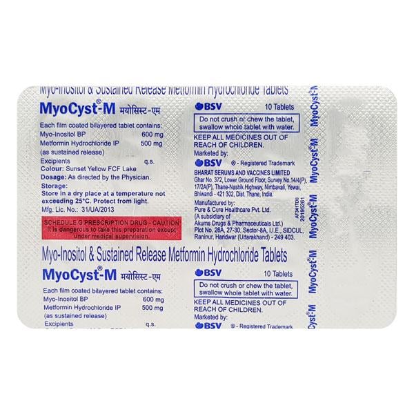 Myocyst M Tablet 10'S